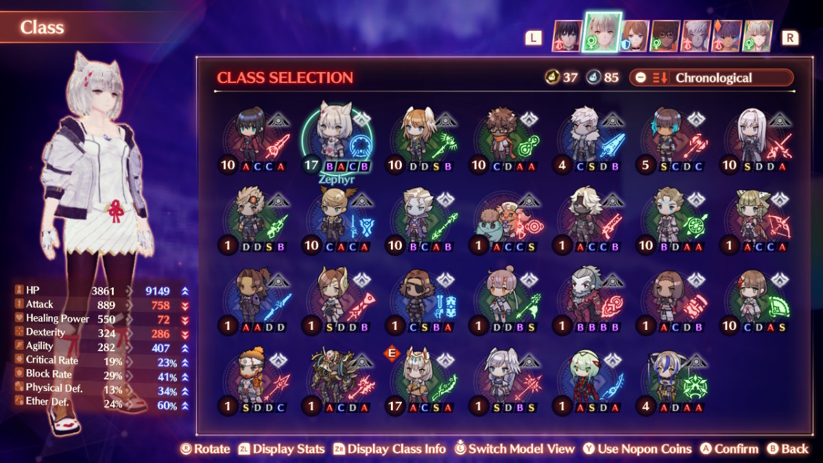 Xenoblade Hero list